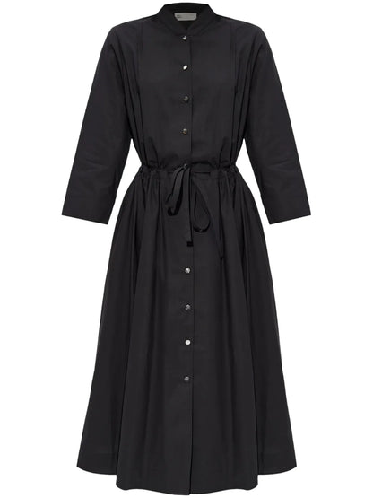 Belted Cotton Shirt Dress