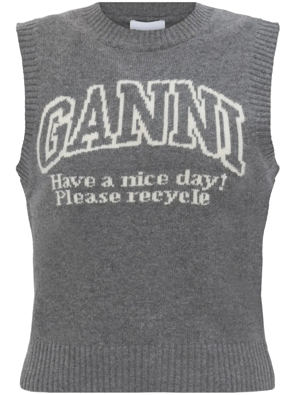 Logo Ribbed Vest