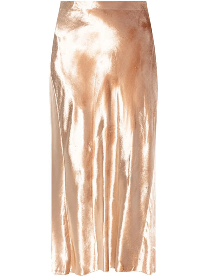 Velvet Midi Skirt