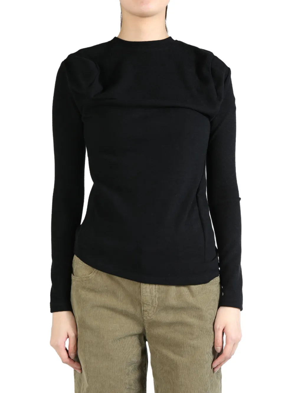 Long-Sleeve Wavy Top
