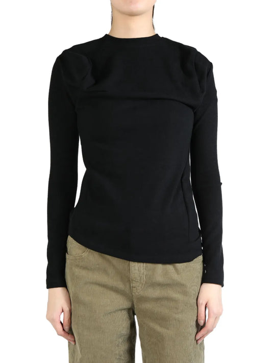Long-Sleeve Wavy Top