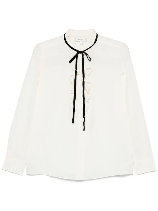 Ruffle-Detailing Shirt