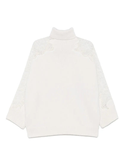 Lace-Detail Sweater