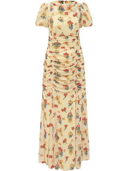 Floral-Print Maxi Dress