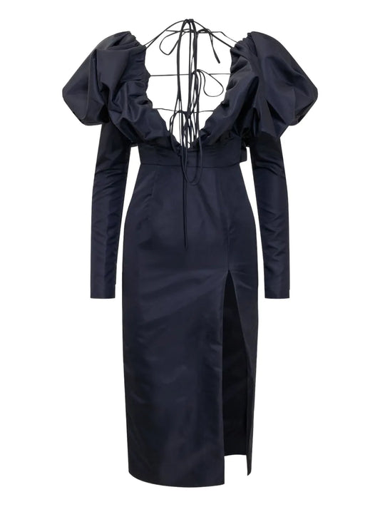 Puff Midi Dress