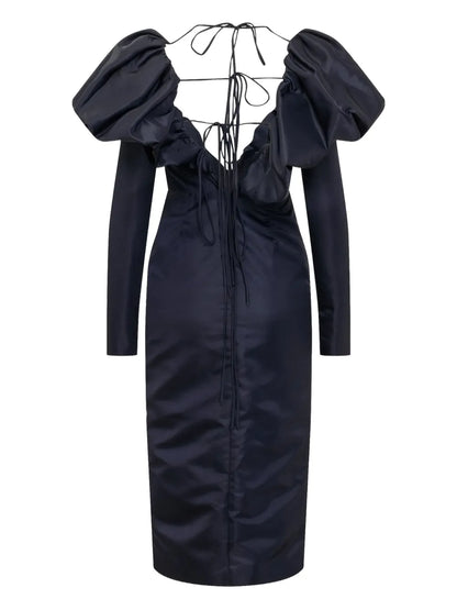 Puff Midi Dress