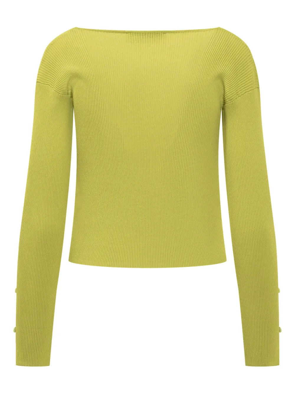 Fine-Ribbed Cardigan
