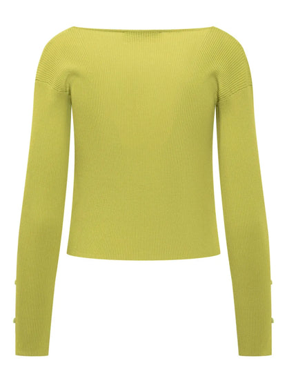 Fine-Ribbed Cardigan