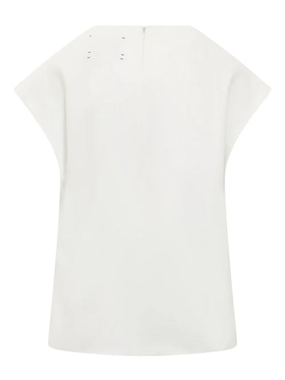 Draped-Detailed Blouse