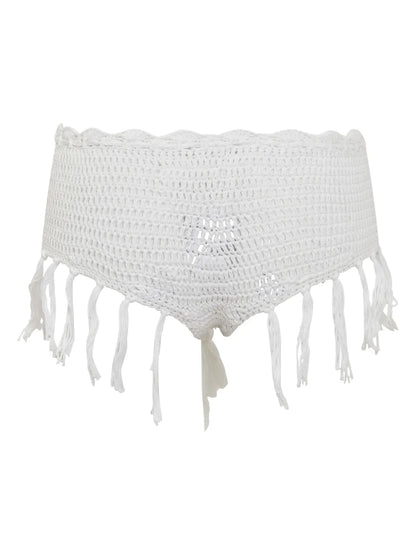 Crochet-Knit Shorts
