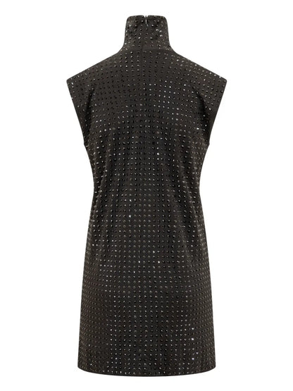 Rhinestone-Embellished Dress