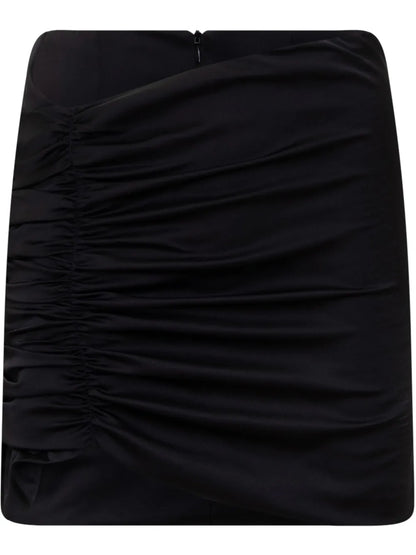 Draped Mini Skirt