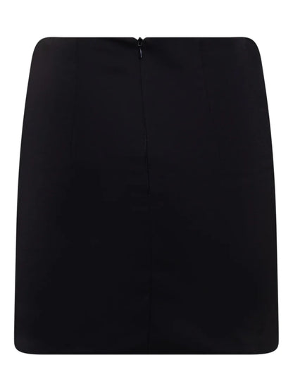 Draped Mini Skirt