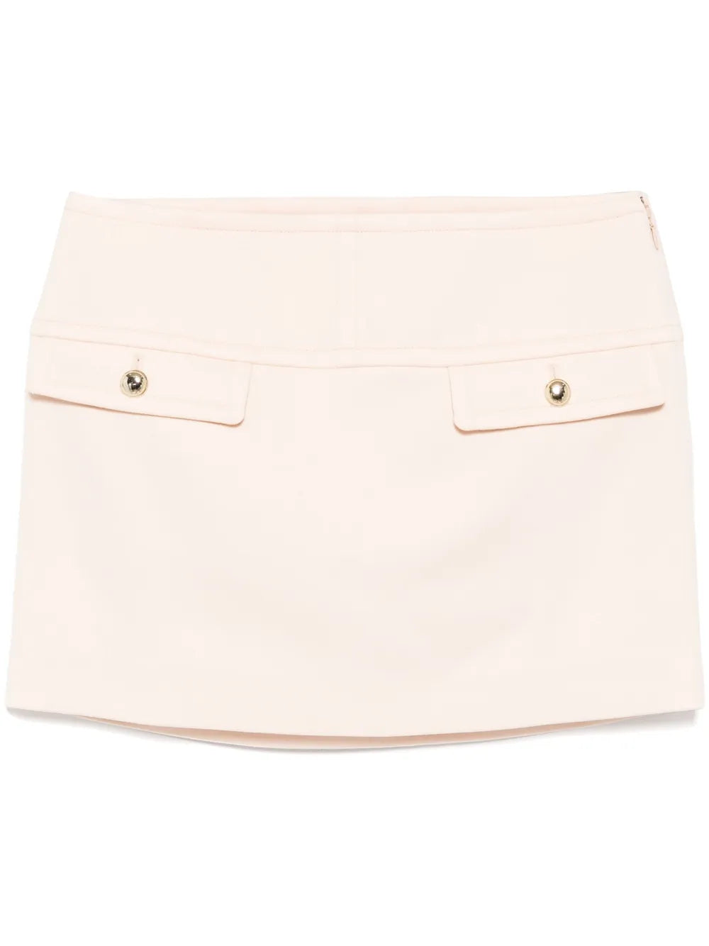 Patch Pockets Miniskirt