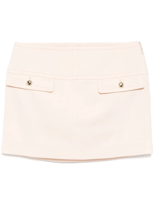 Patch Pockets Miniskirt