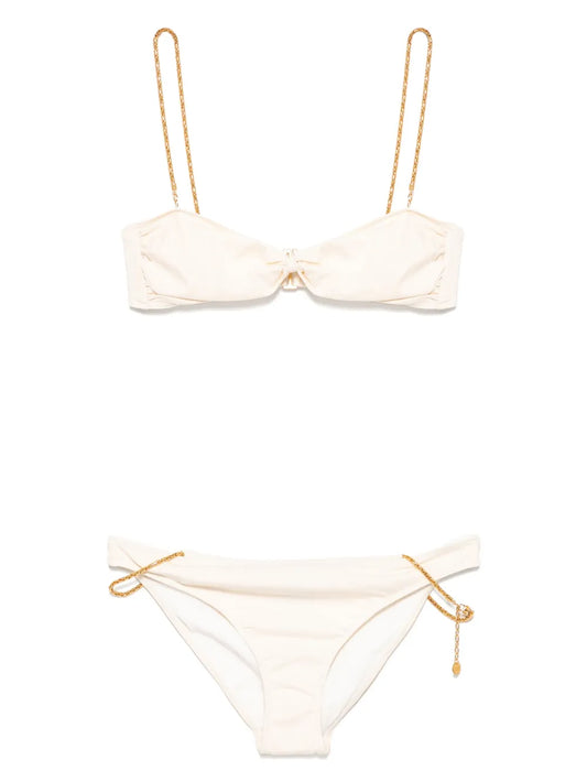 Chain-Link Bikini Set