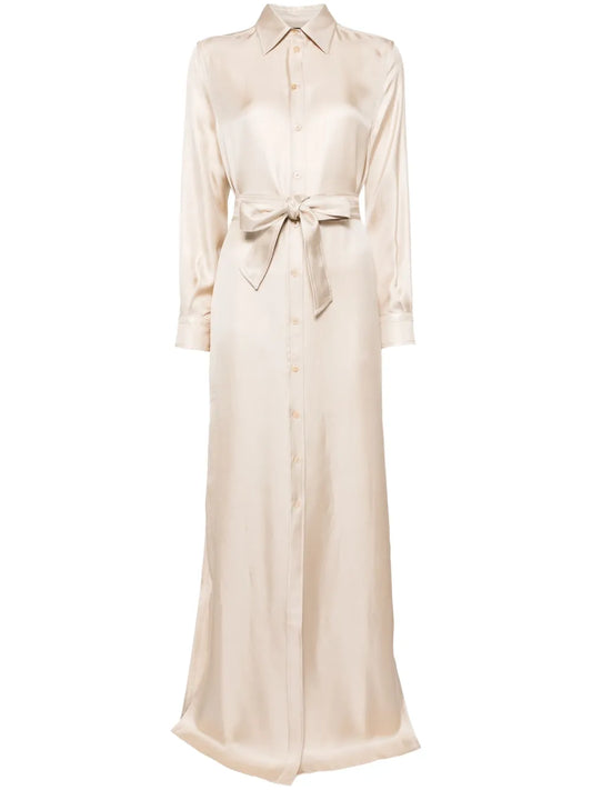 Silk Shirt Dress