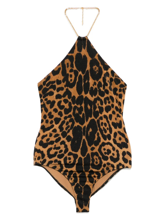 Leopard-Print Swimsuit