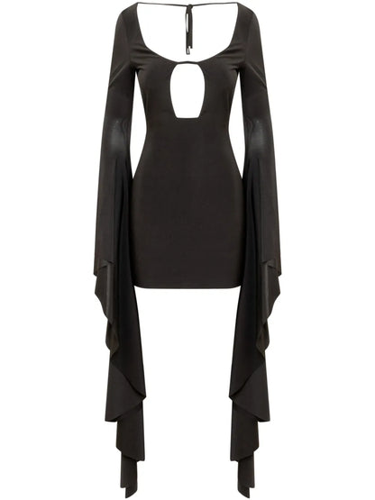 Bell-Cuffs Mini Dress