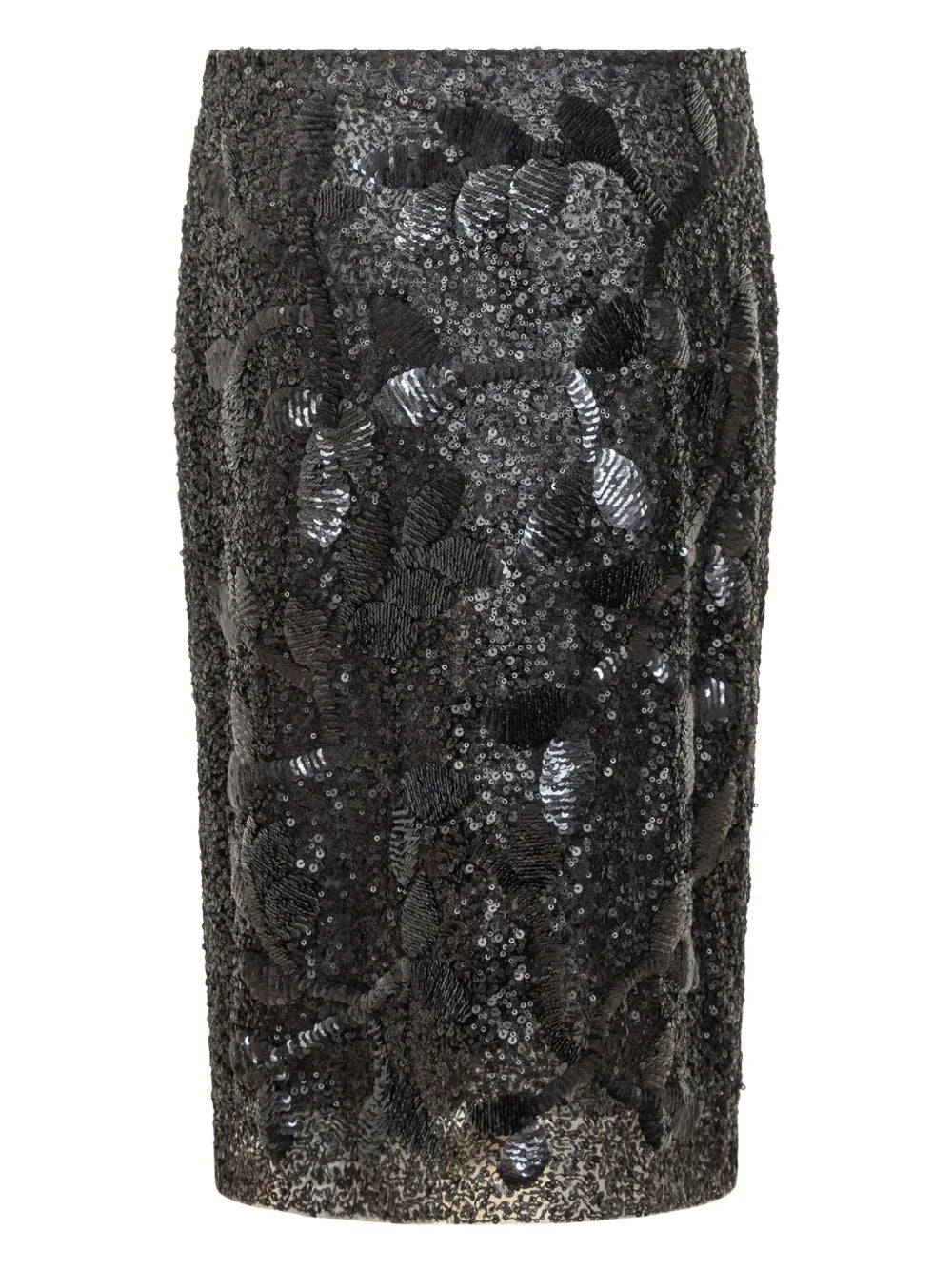 Sequin-Embellished Midi Skirt
