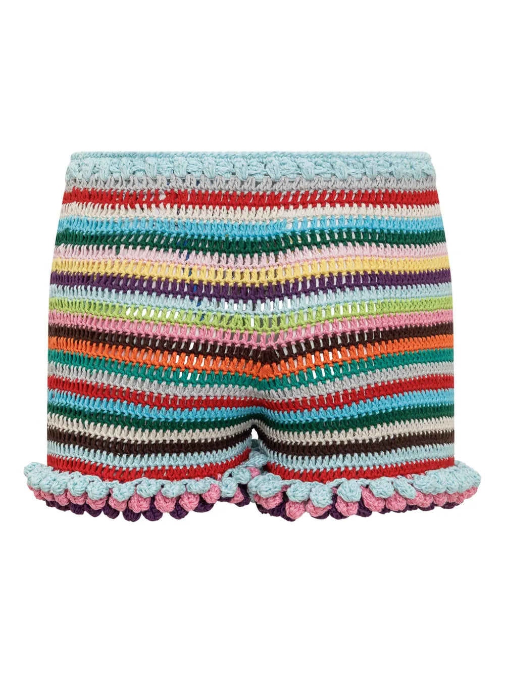 Crochet-Knit Shorts