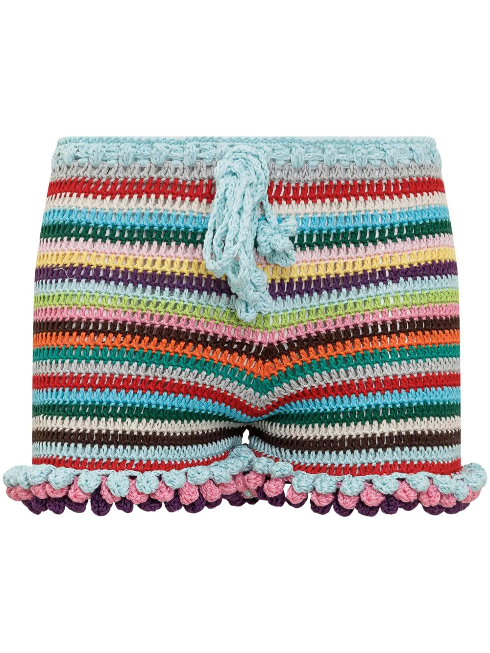 Crochet-Knit Shorts