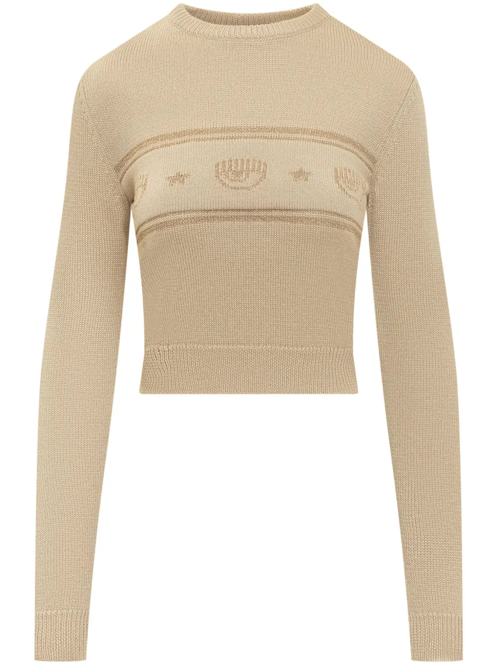 Eyelike-Intarsia Jumper