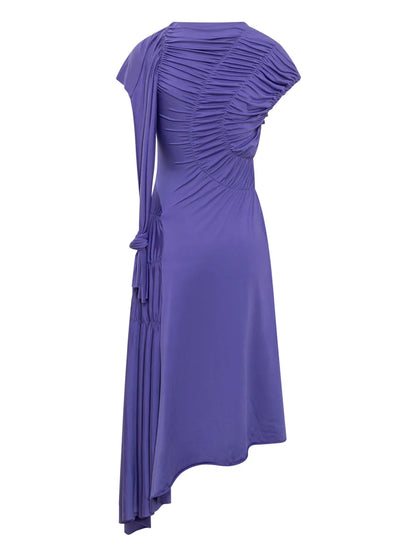 Draped Midi Dress
