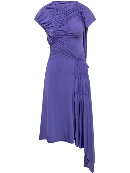 Draped Midi Dress