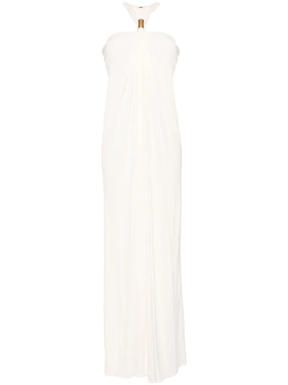Halter Neck Evening Dress
