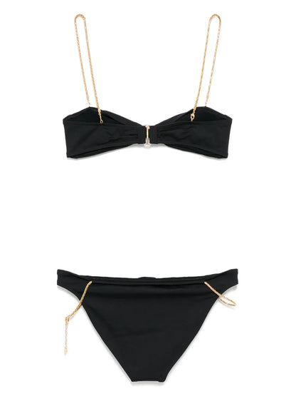 Chain-Link Bikini Set