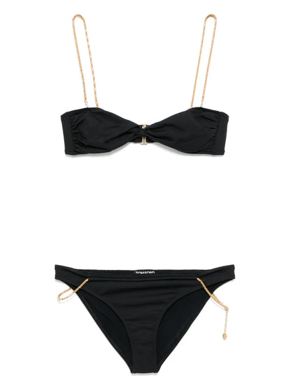 Chain-Link Bikini Set