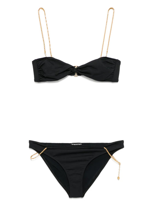 Chain-Link Bikini Set