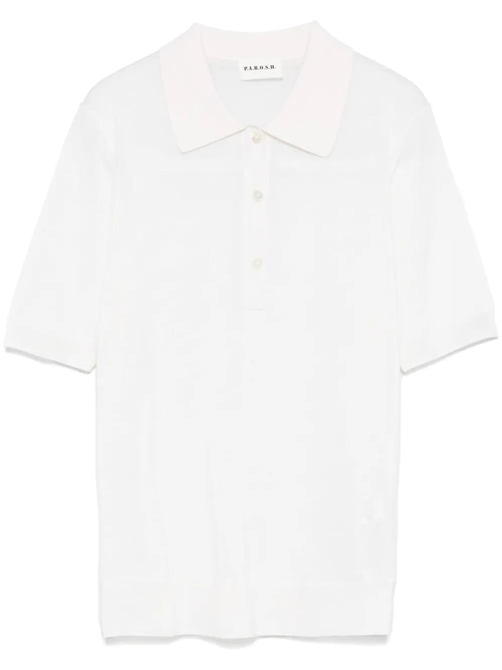 Fine-Knit Polo Shirt