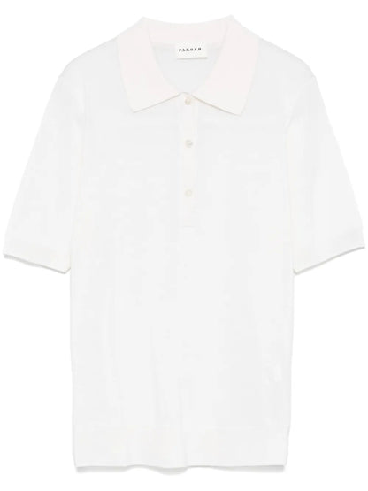 Fine-Knit Polo Shirt
