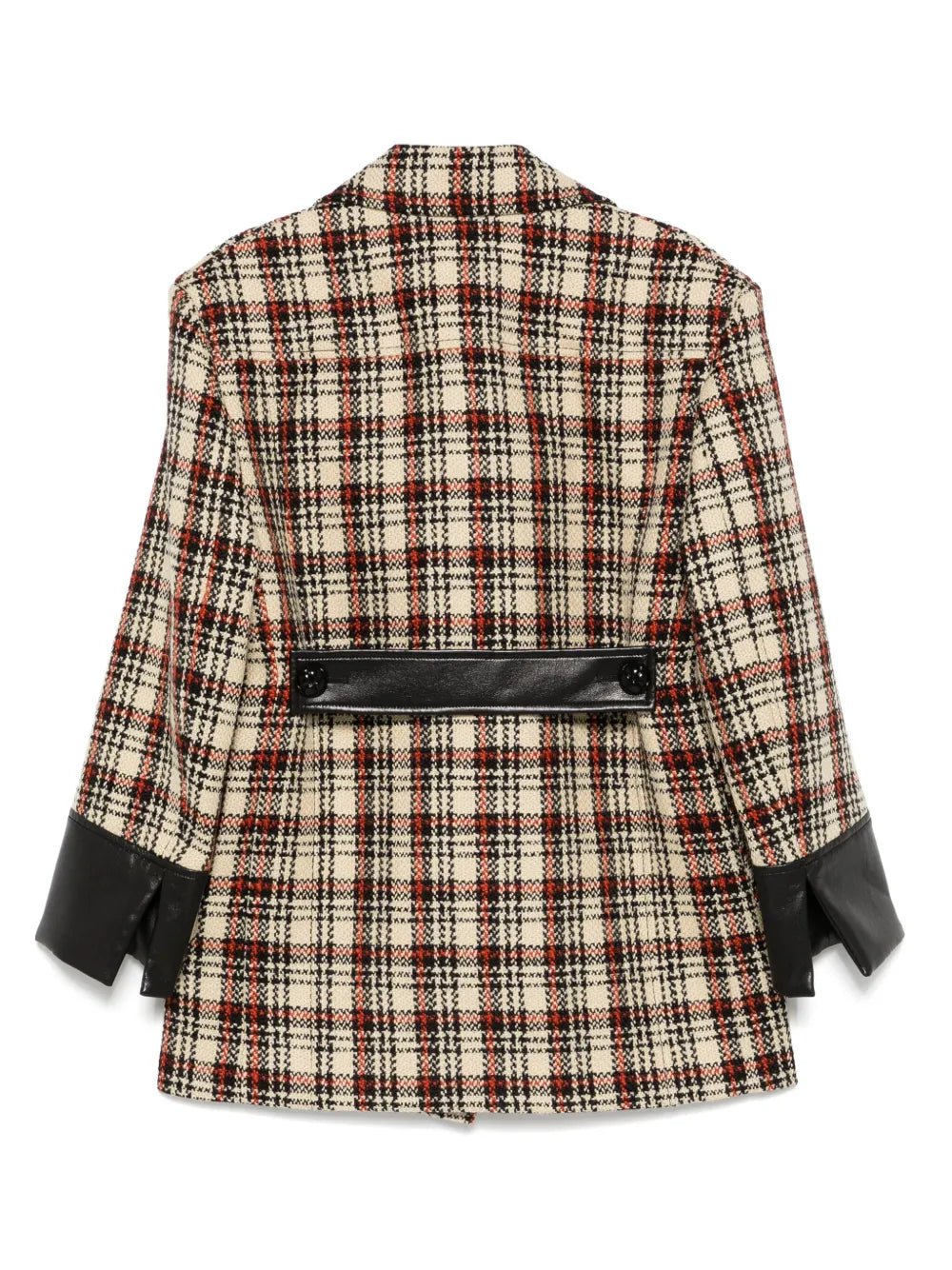 Checked Peacoat