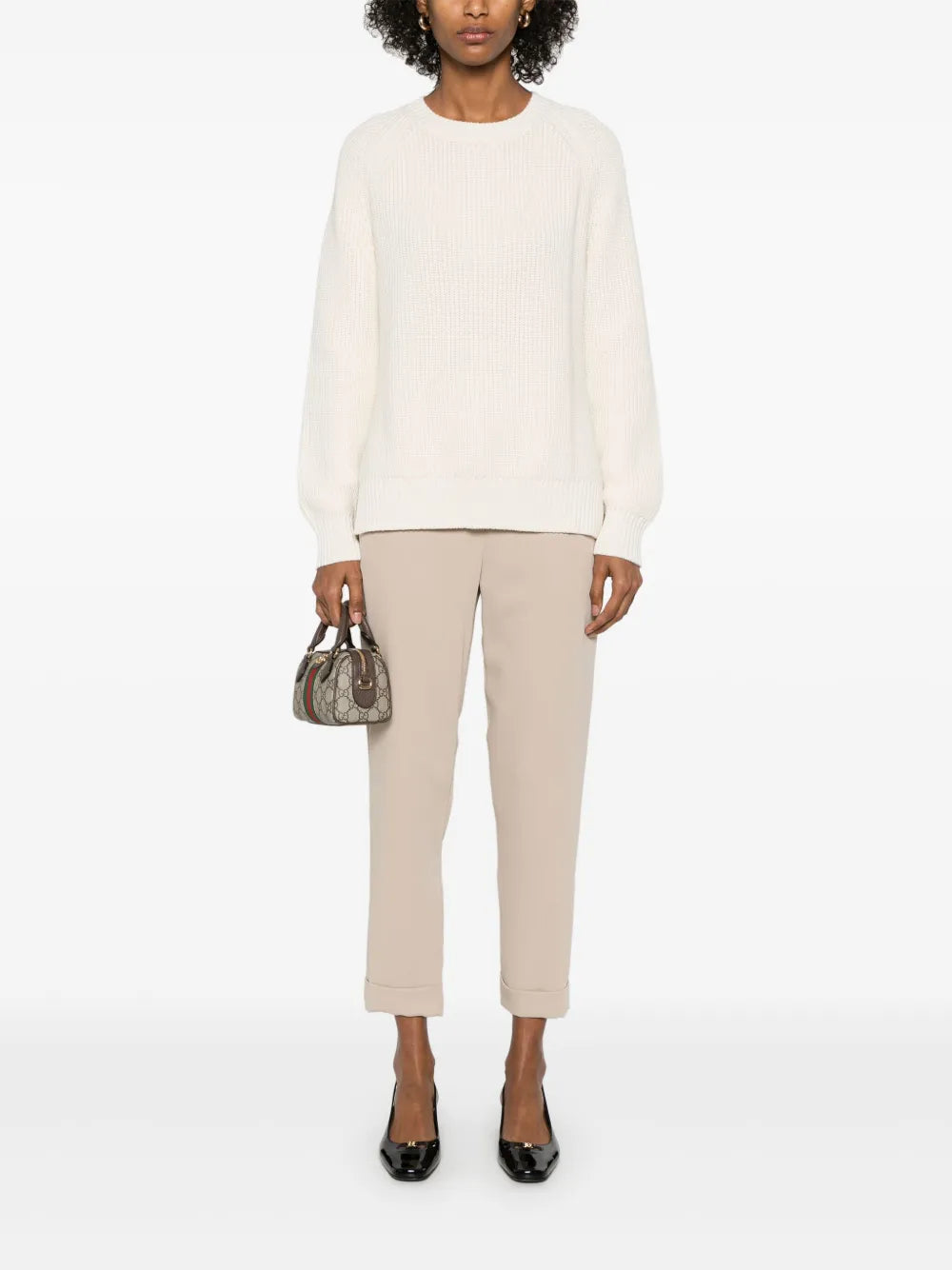 Ribbed-Knit Sweater