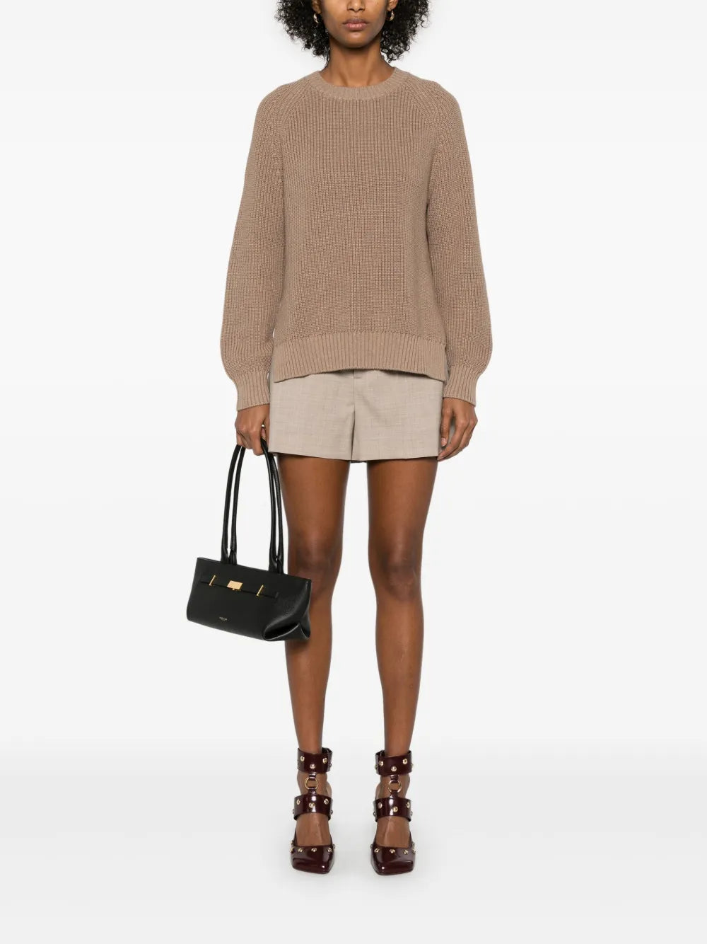 Ribbed-Knit Sweater