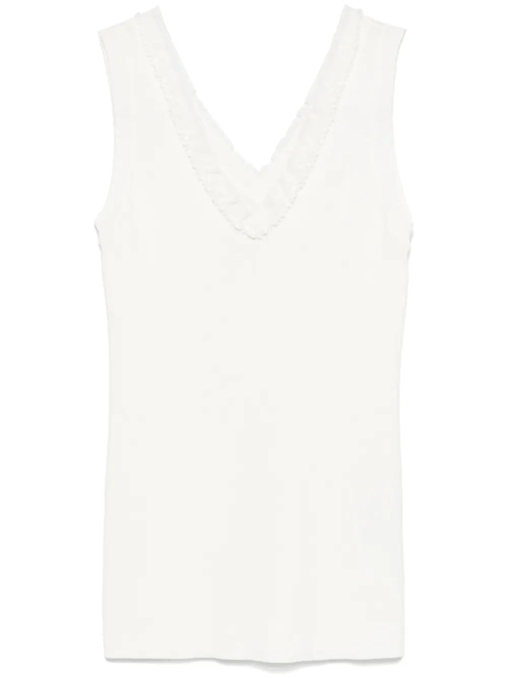 Bead-Embellished Tank Top