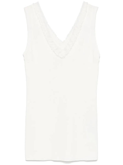 Bead-Embellished Tank Top