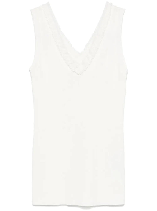 Bead-Embellished Tank Top