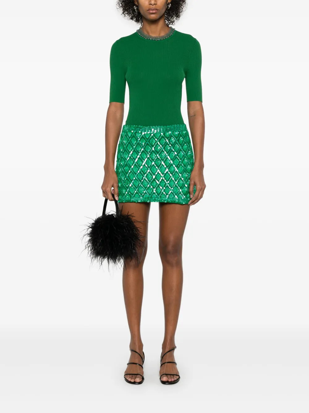 Bead-Embellished T-Shirt