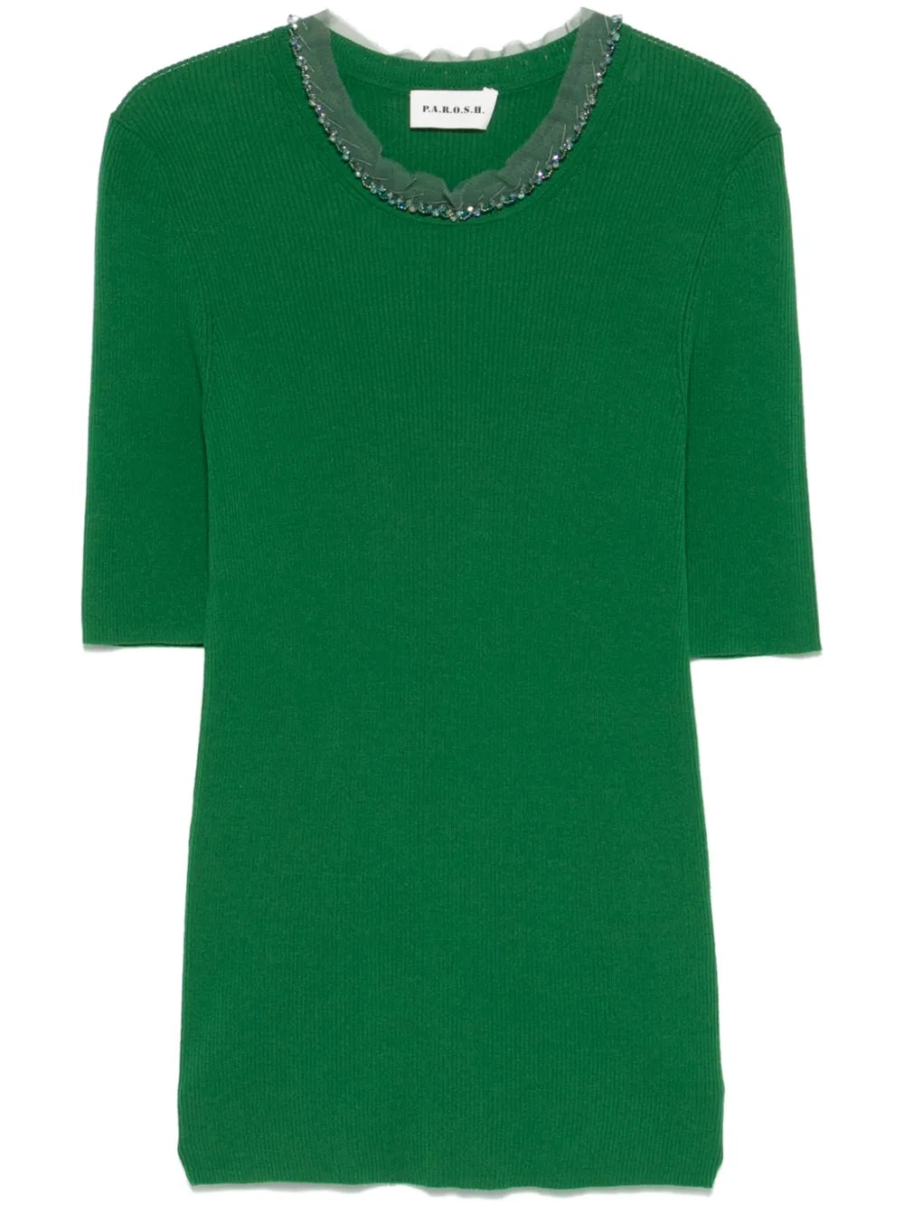 Bead-Embellished T-Shirt
