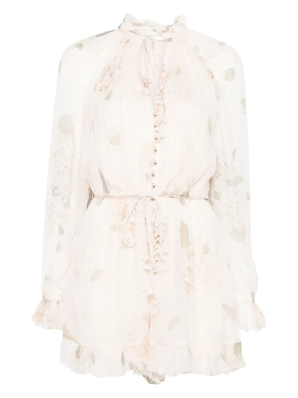 Floral-Print Playsuit