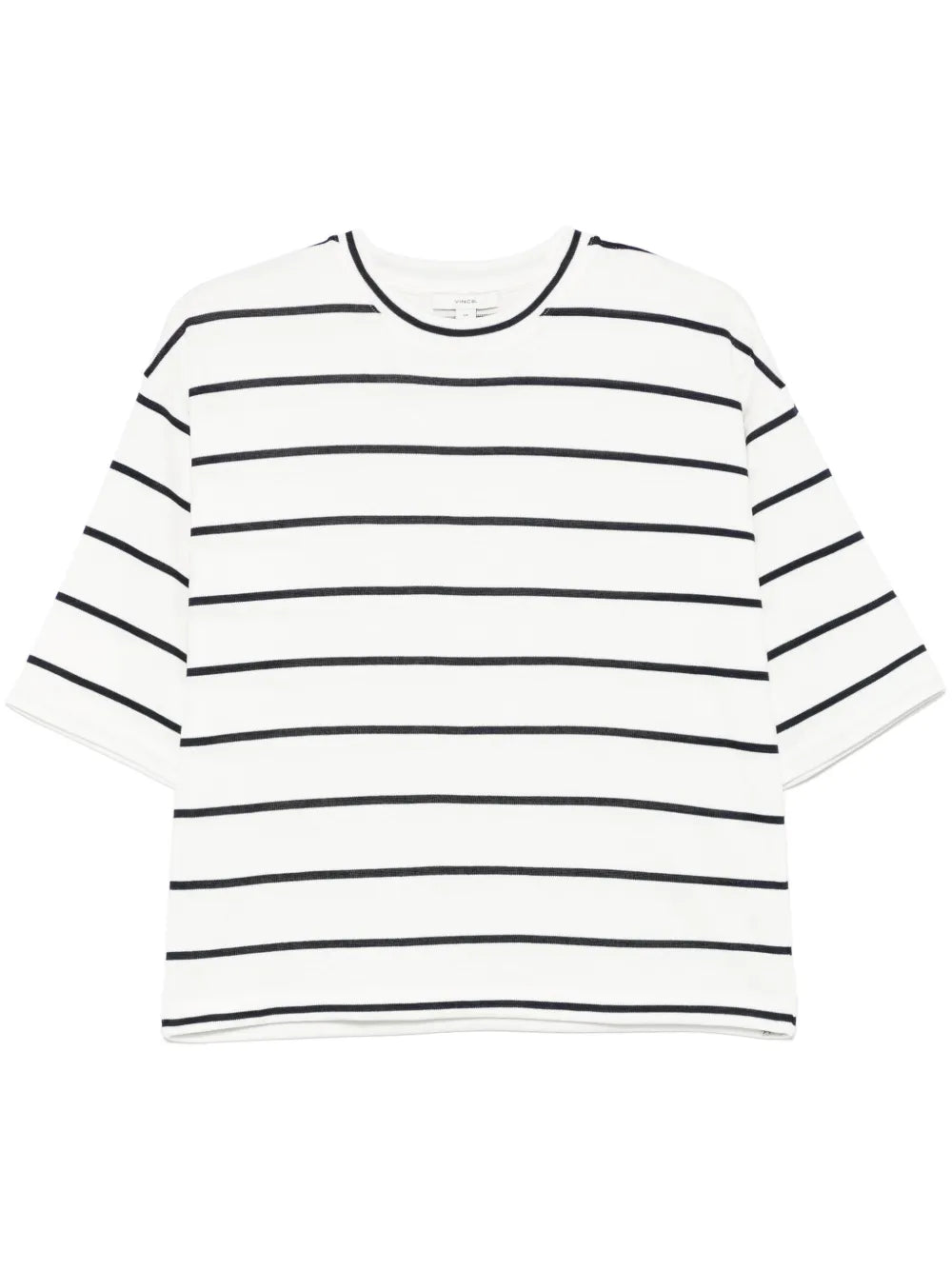 Striped Wide-Sleeve T-Shirt