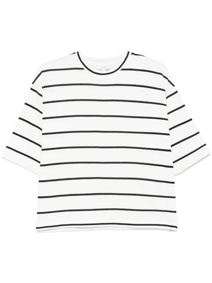 Striped Wide-Sleeve T-Shirt