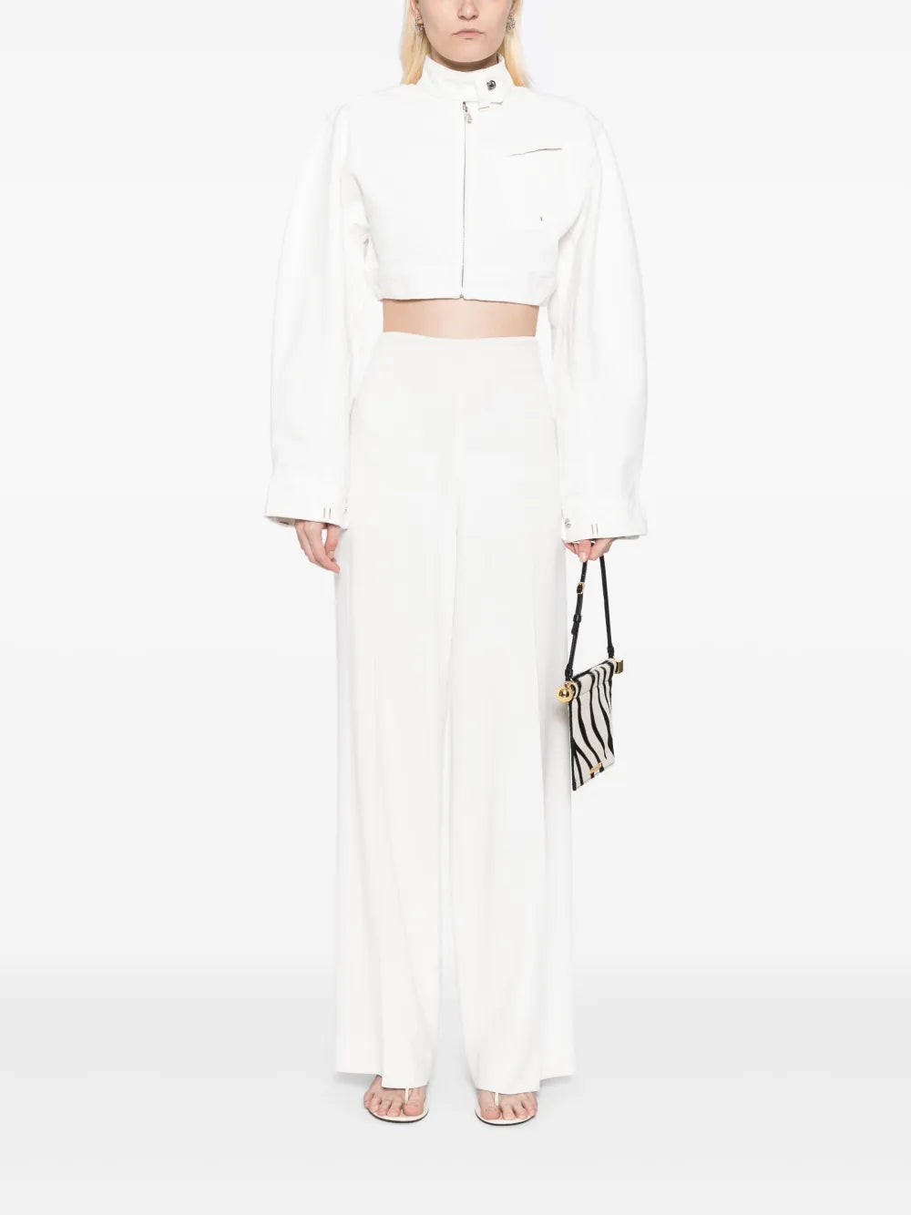 Zip-Up Cropped Jacket