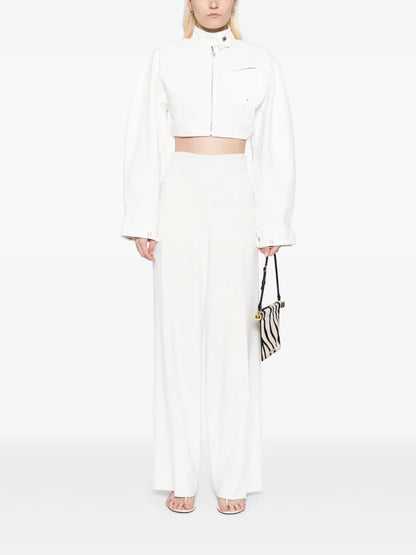 Zip-Up Cropped Jacket