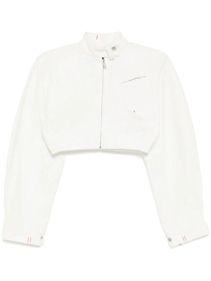 Zip-Up Cropped Jacket