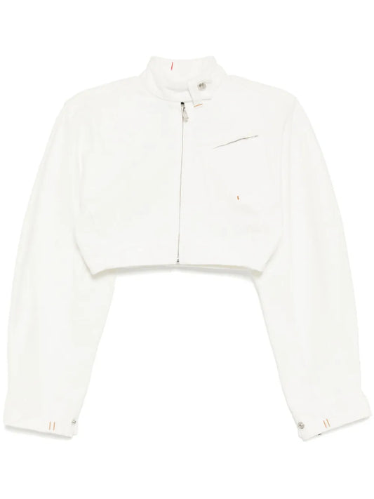 Zip-Up Cropped Jacket